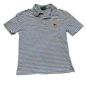 Polo Ralph Lauren Toddler Polo Shirt Size Small Blue & White Striped Flag (18)